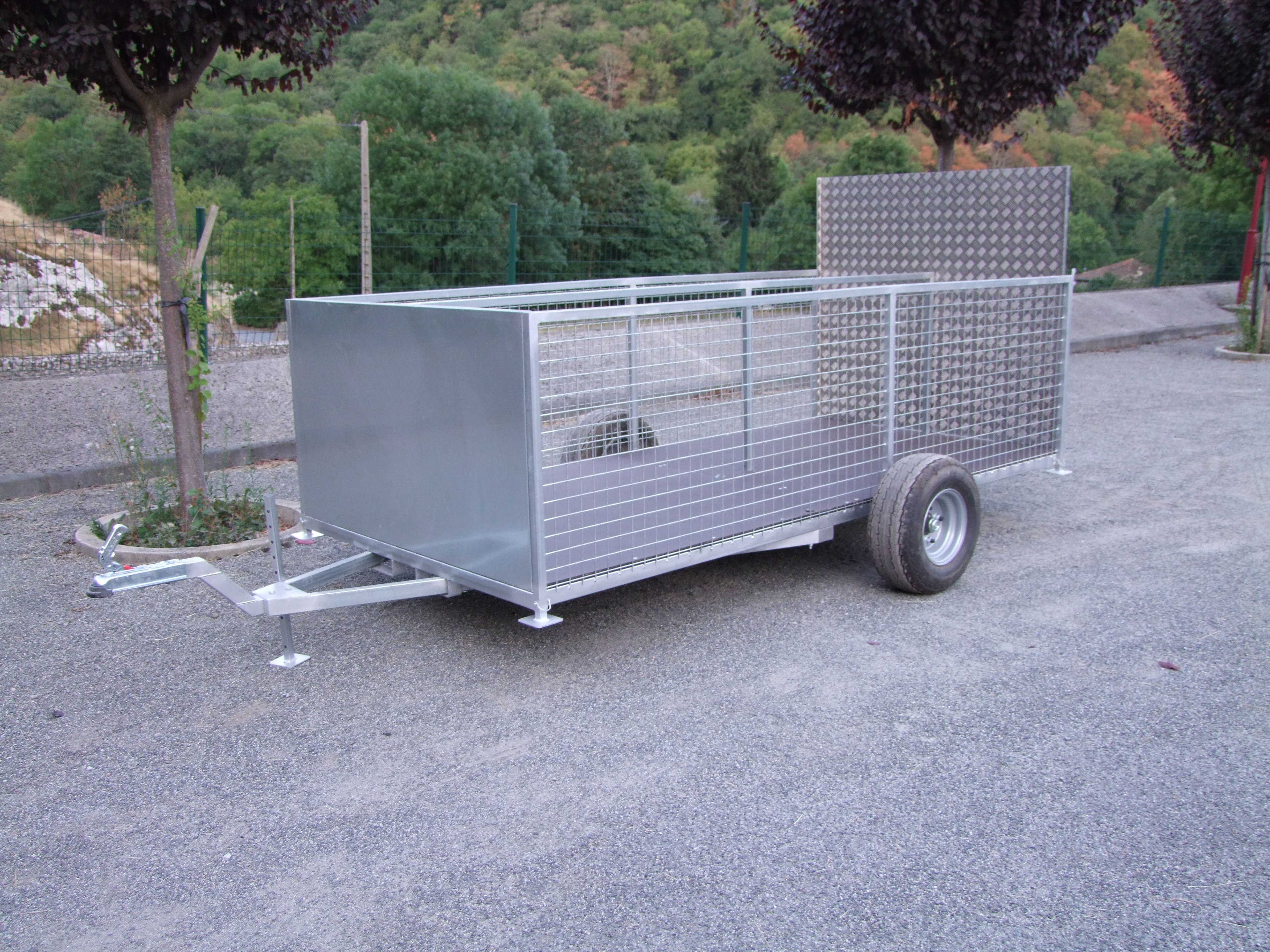 Remorque pour bac conteneurs Roul'Poubelles